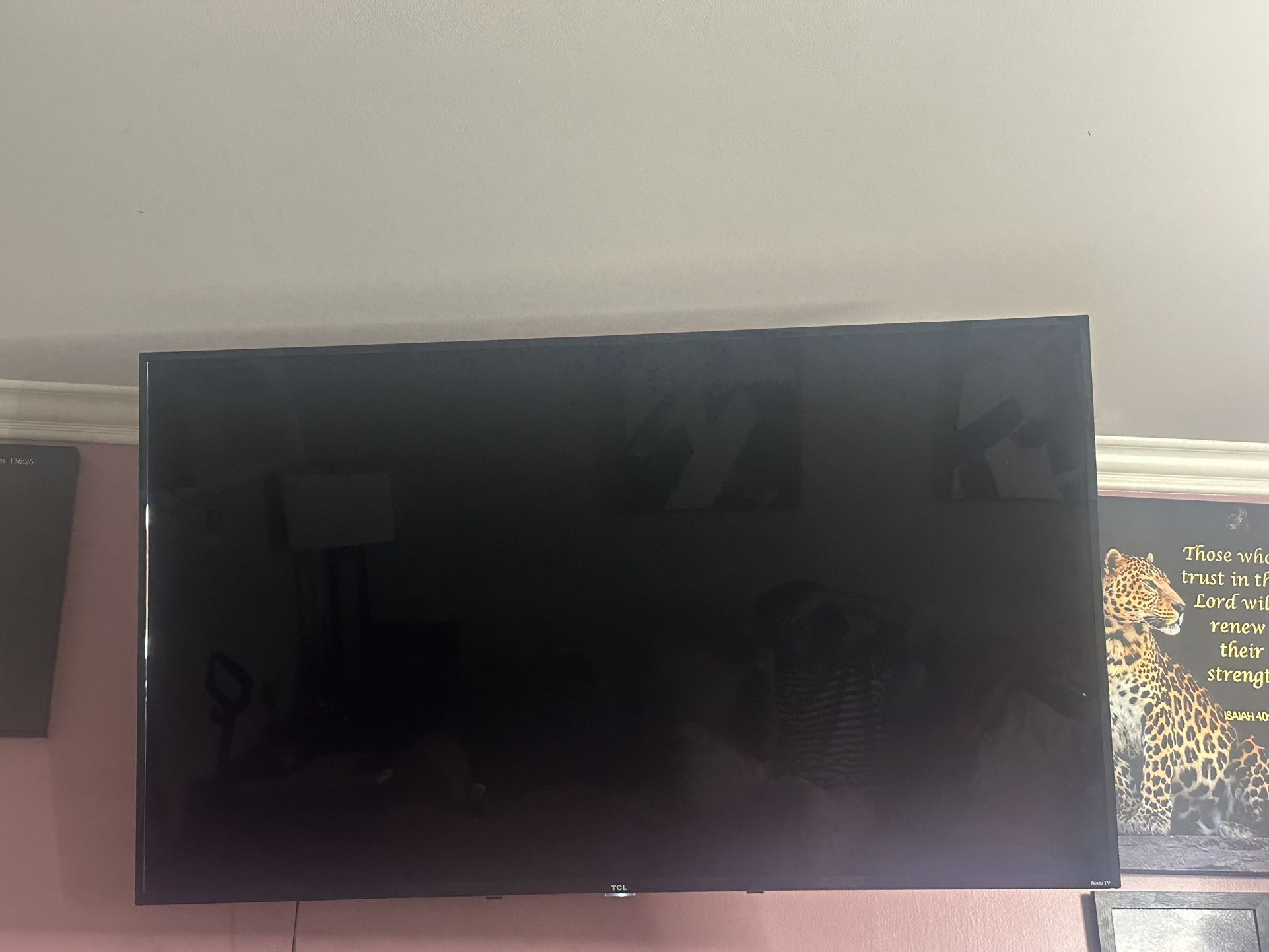 65” TCL Tv Like New