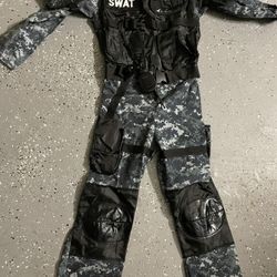 SWAT Costume Size M 7-8