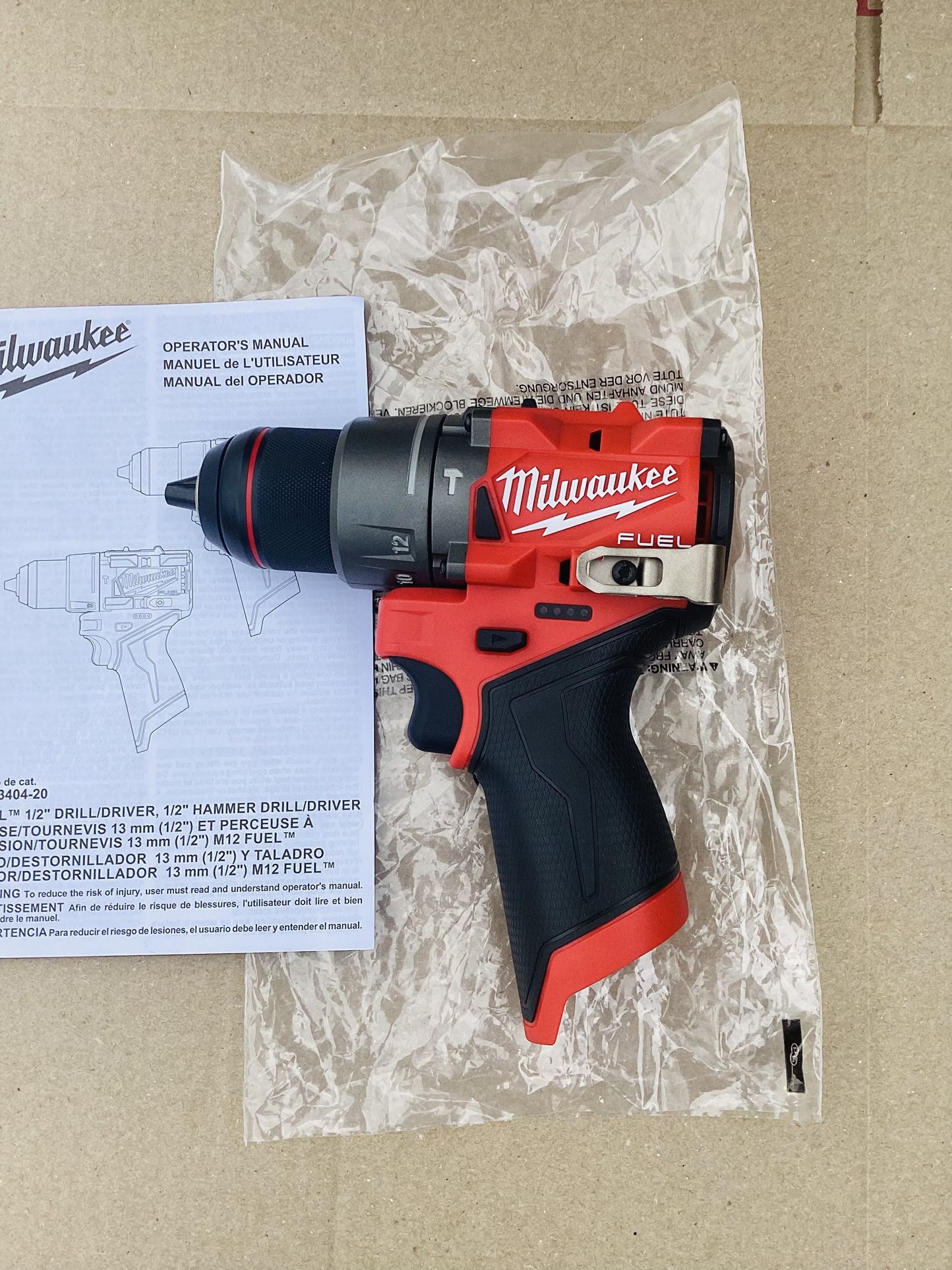 Milwaukee M12 New Fuel Hammer Drill 1/2” / Tool Only / 50$ Firm On Price⛔️