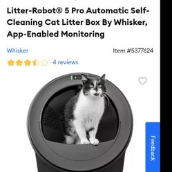 Litter-Robot® 5 Automatic Self-Cleaning Cat Litter Box