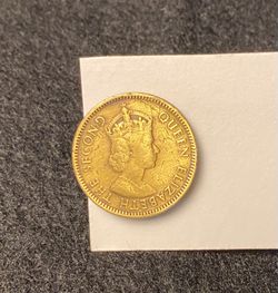 Tie Clasp - QEII Coin (Hong Kong)