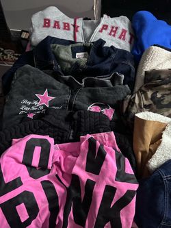 Mossimo Mixed Clothing Lot Denim Jacket/Hoodie Tops Multicolor Baby 12 pieces