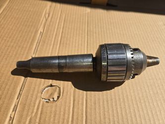 Jocobs chuck on #4 Morse taper shank
