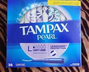 Tampax Pearl Light Tampons 36 Count