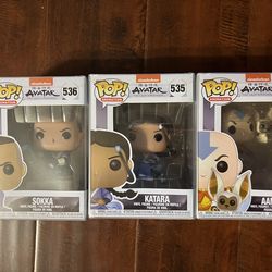 Funko Pop! Avatar: The Last Airbender Set (3 Pops)