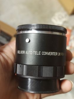 Soligor auto Tele converter 3x for Minolta camera