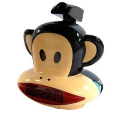 Paul Frank - Julius Monkey, Projection Alarm Clock AM/FM Radio (BRAND NEW)
