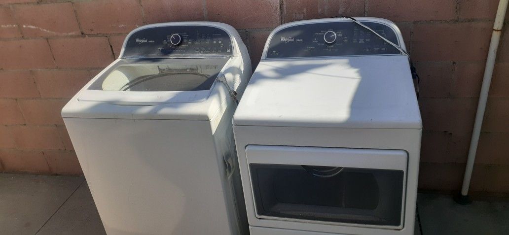 washer and dryer