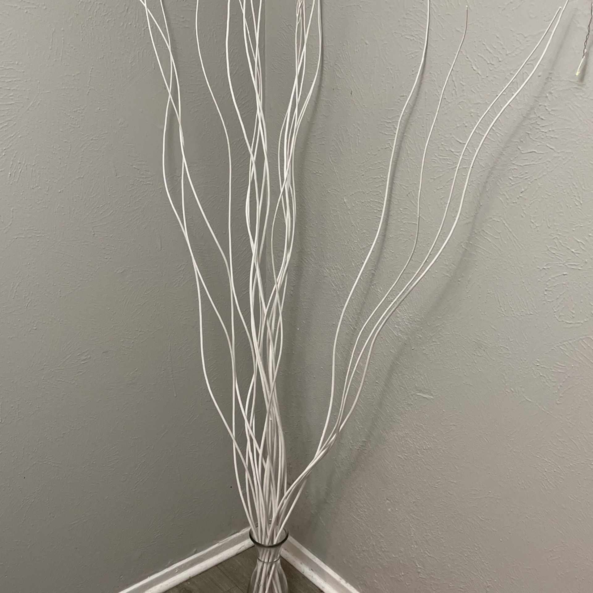 Decorative White Sticks 