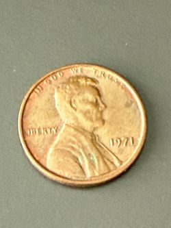 1971 Lincoln penny