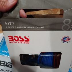 Boss 8 Gauge Amplifier Installation Kit
