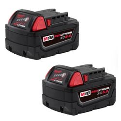 2 Milwaukee Batteries 