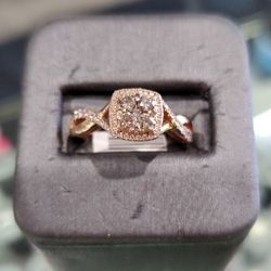 ROSE🥀 GOLD HALO RING