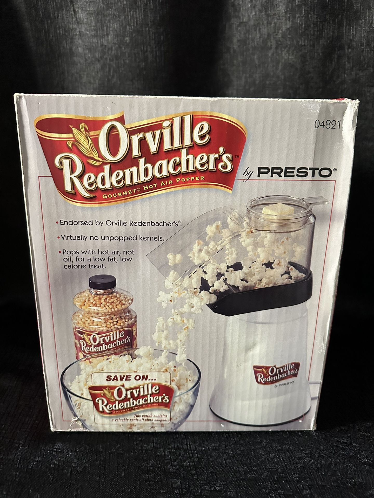 Orville Redenbacher’s By Presto Gourmet Hot Air Popper