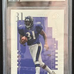 Trading Cards Graded Jamal Lewisoffered Is