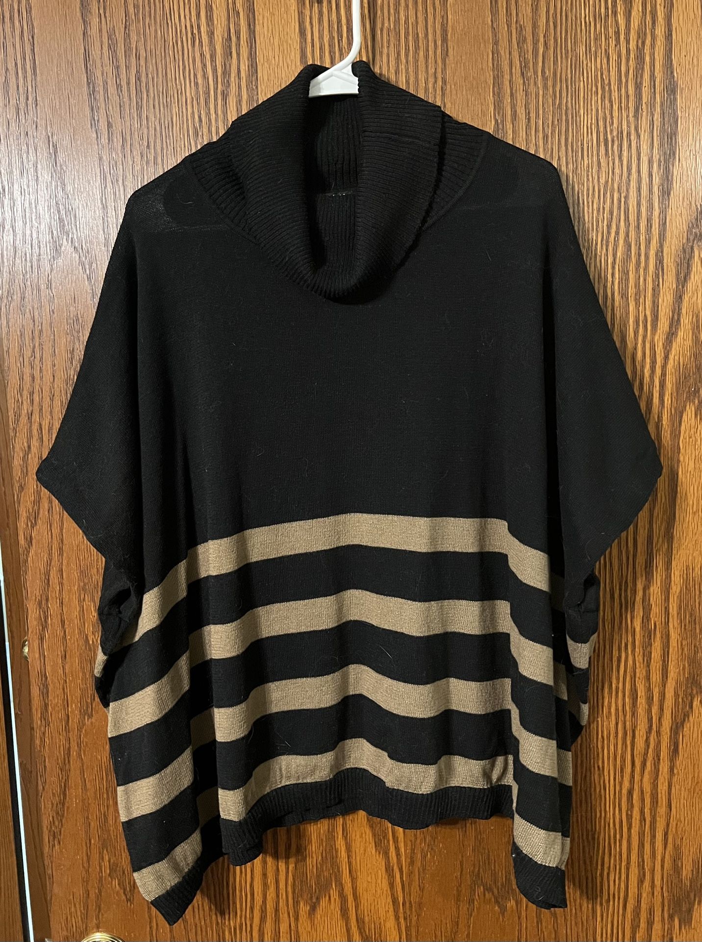 XL Sleeveless Turtleneck Sweater