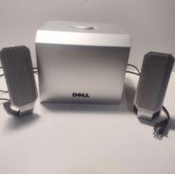 dell multimedia computer speaker system powered subwoofer
