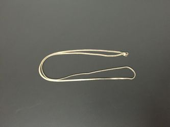 white gold filled silver chain