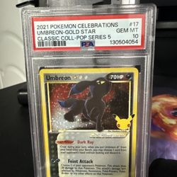 Psa 10 Umbreon Celebrations