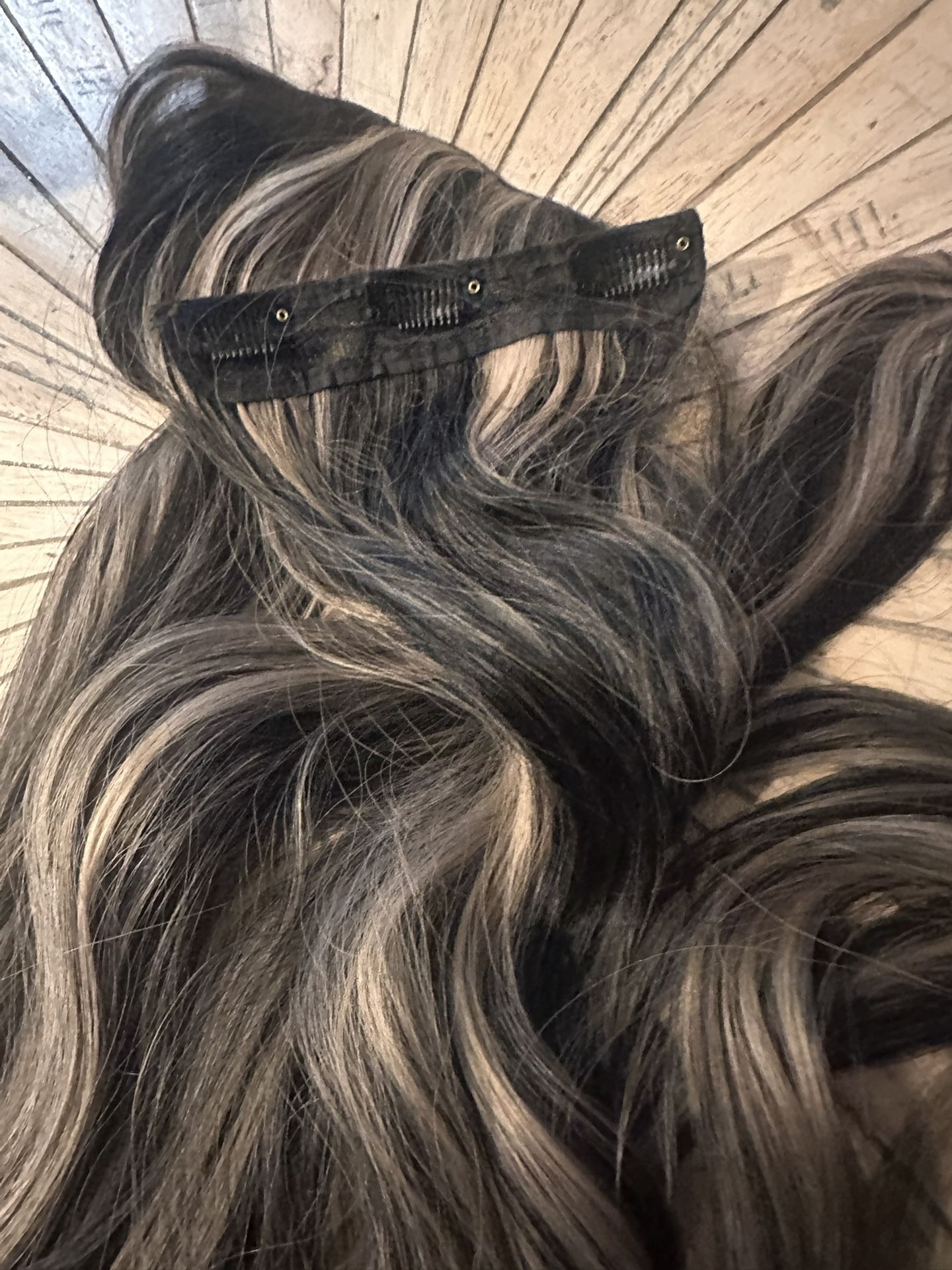 Beautiful Clipin Hair Extensions Blended