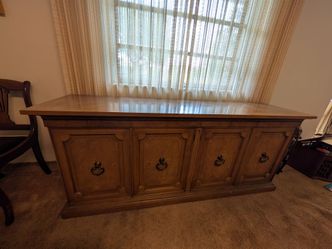 Buffet Console Sideboard Credenza Storage Hutch Regency Glam French Provincial
