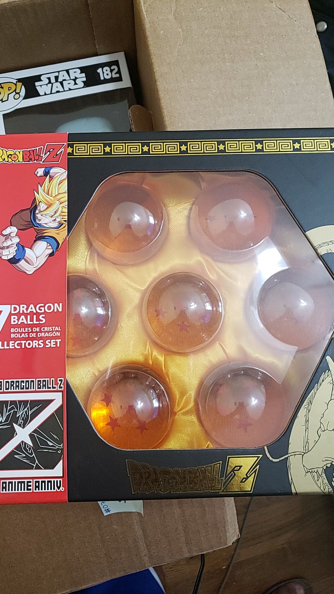 Dragon Ball Z 30th Anniversary Collector's Set 7 Dragonballs Gamestop NEW 2019