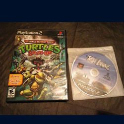 Teenage Mutant Ninja Turtles: Smash-Up (Sony PlayStation 2) OOP PS2 Game WITH COMIC  Rare Video Game 
