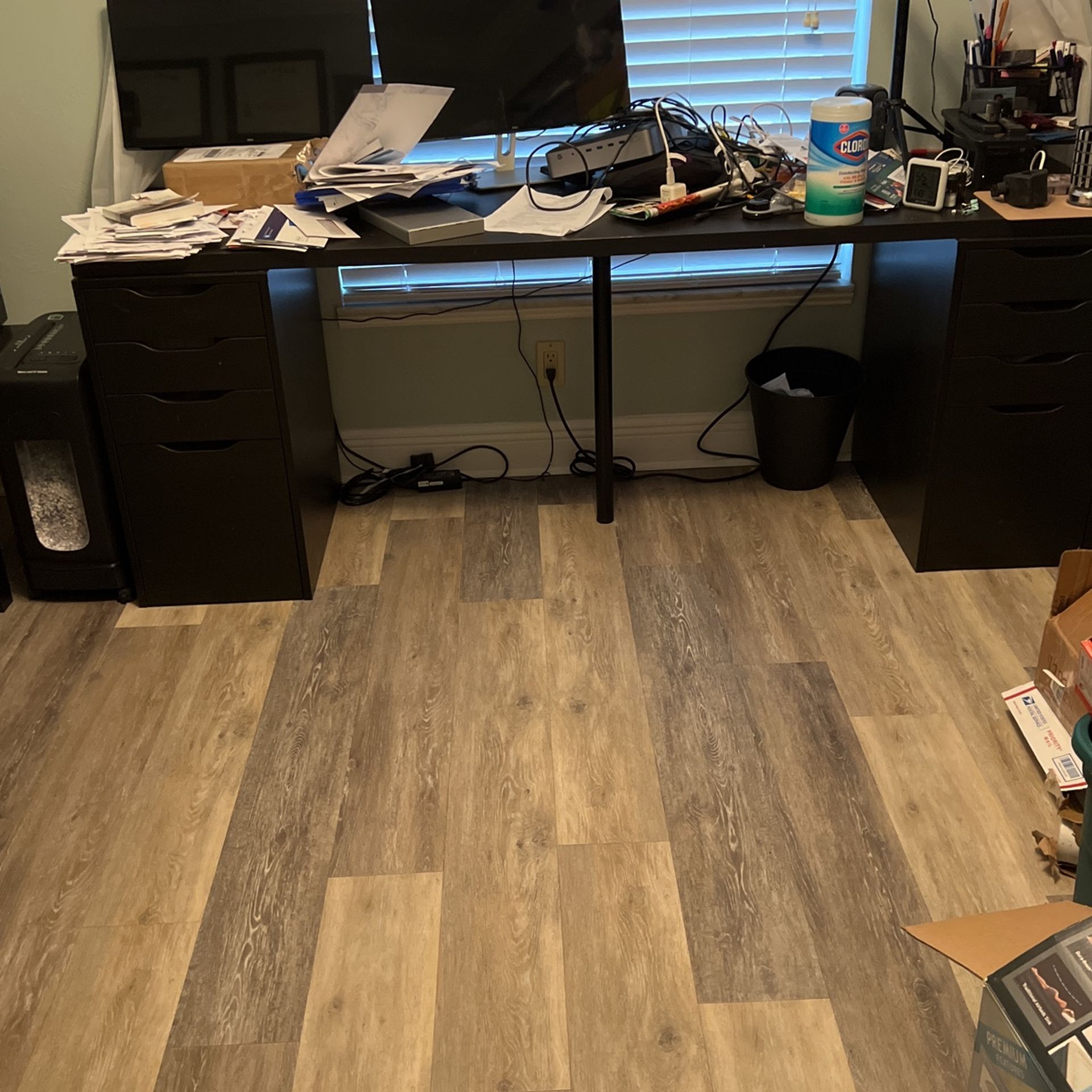 Desk: Table And Two Side Drawers