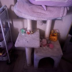 Cat Tower And Cat Bed