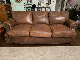 Leather couch