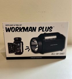 Workman Plus Spotlight & Tool Kit – All-in-One (New in Box)