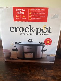 Crock-Pot 7 Qt Oval Slow Cooker