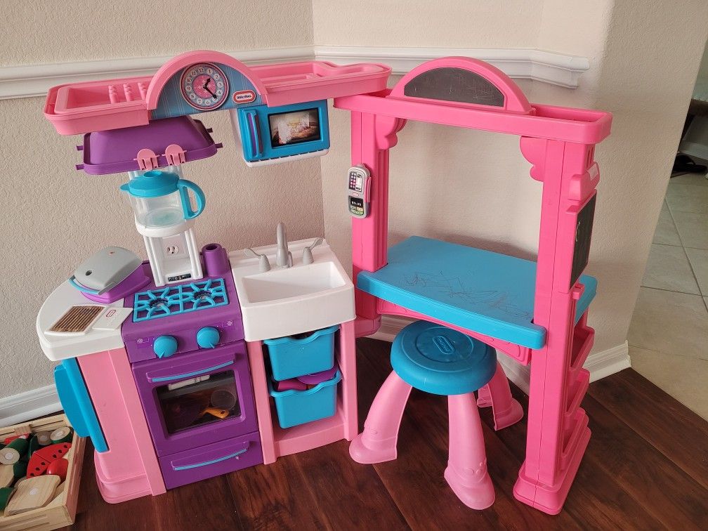 Kids Kitchen And Restaurant Set