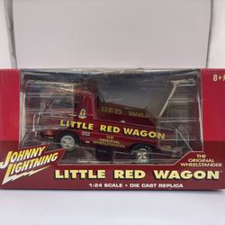 LITTLE RED WAGON BILL MAVERICK GOLDEN JOHNNY LIGHTNING SIGNED DODGE TRUCK