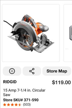 Ridgid 7¼ in. Circular Saw