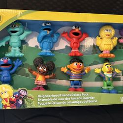 Sesame Street Neighborhood Friends Deluxe Figure 10-Pack