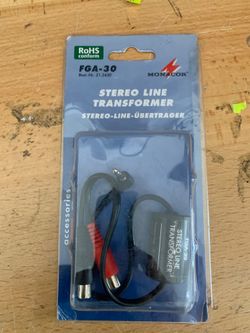 Stereo noise isolator Monacor