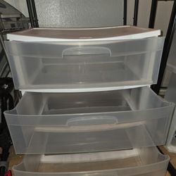 Plastic 3 Drawer Sterilite 