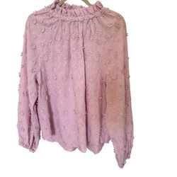 Ann Taylor Mauve Blouse 