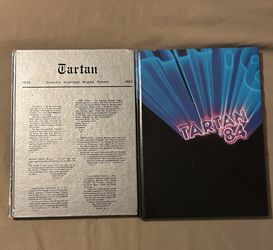 Tartan Dunedin Highland Middle School Year Books  1982 & 84