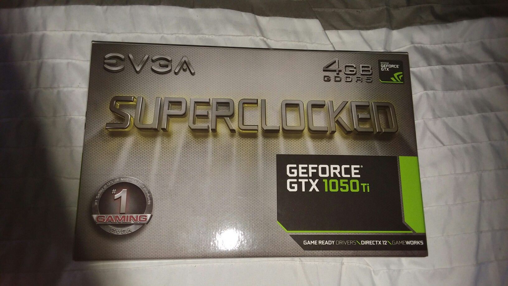 Used EVGA Superclocked 1050ti graphics card