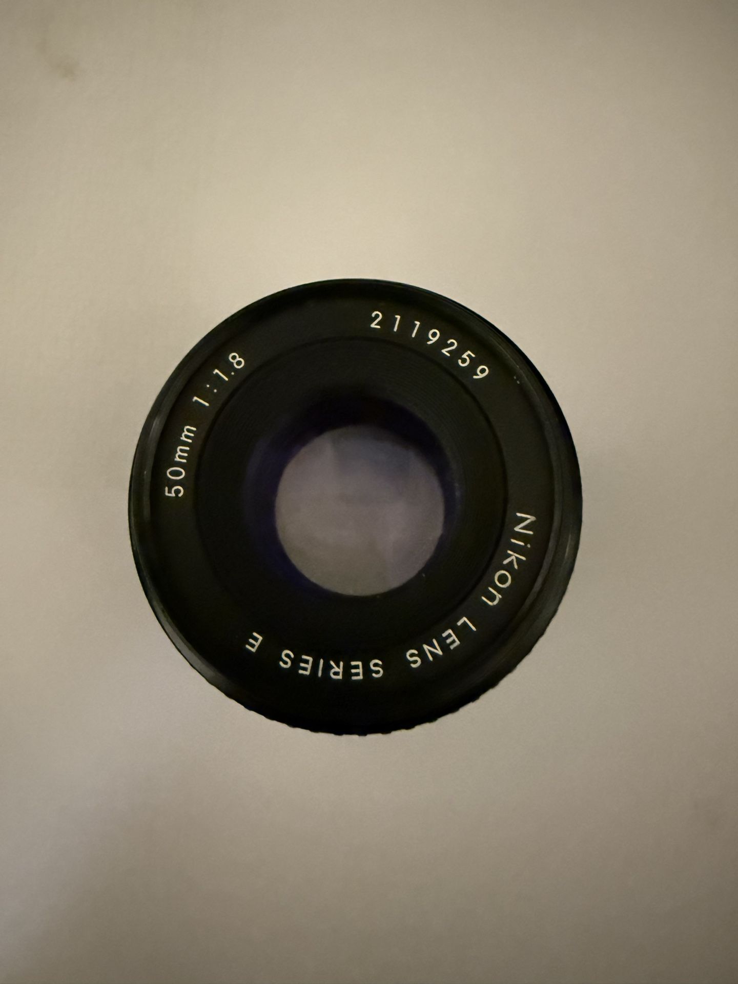 ***Nikon 50mm f1.8 Series E Lens With Front And Rear Caps