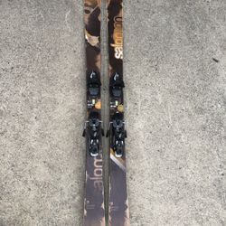 Best Powder All Mountain Skis Ever Made Full Wood Core- Rockers Auto Turn Fully Adjustable Salomon Bindings Guaranteed Most Fun You Will Ever Have 