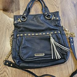 Black Large Tote Bag