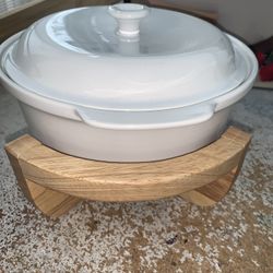 Winsome Wood Casserole Dish Round 2 Quart 