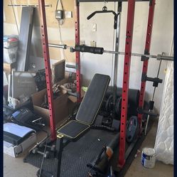 Weight Bench Cage