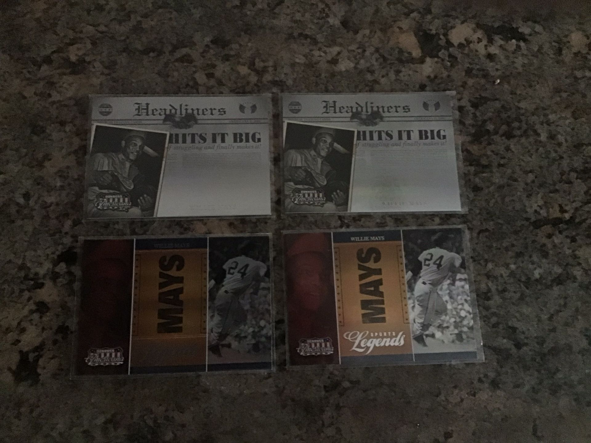 2007&2008 Donruss Willie Mays