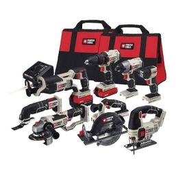 Porter Cable 8 Tool Electric Power Kit Set With Battery 