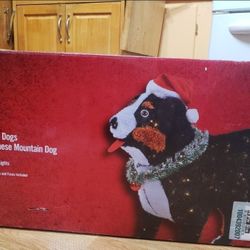 New Christmas Decoration Dog 3ft With Lights 