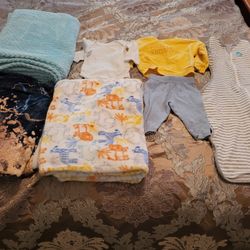 Baby Blankets And Clothes New Born Size 